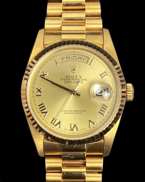 mens gold rolex oyster perpetual